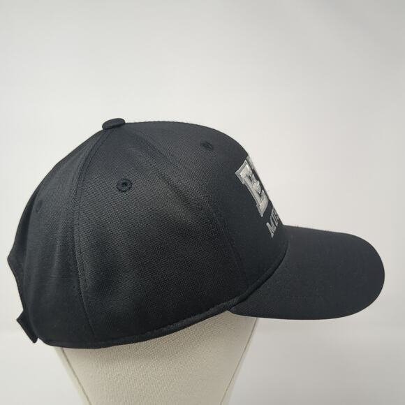 EHS Mustangs Strapback Baseball Cap Black OS Adjustable Embroidered Fanthread - Picture 4 of 8
